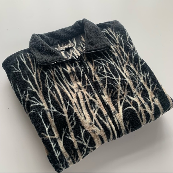 Vintage Fleece Wolf Jacket Size Large - Picture 6 of 7